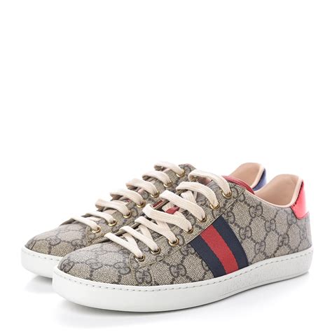 gucci sneakers women with gold|Gucci gg supreme sneakers.